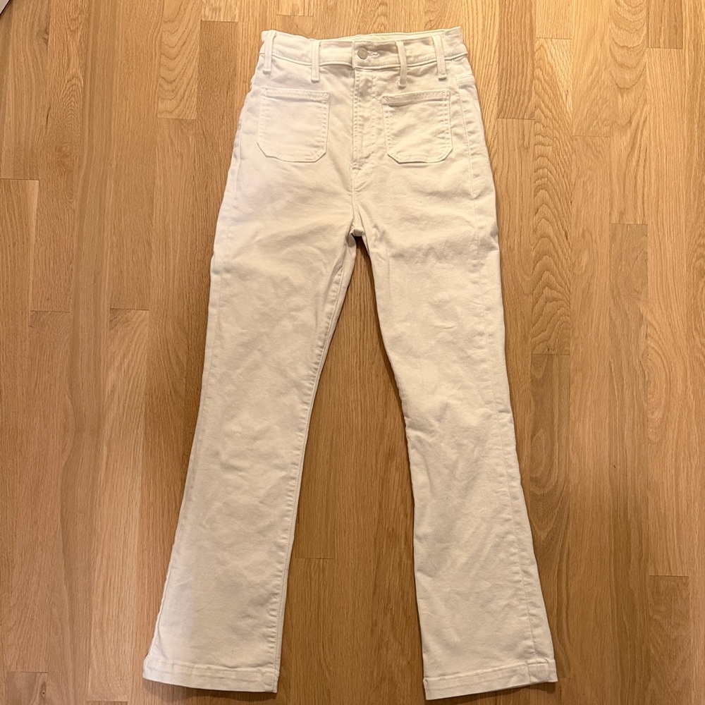MOTHER The Hustler Patch Pocket High-Rise Jeans